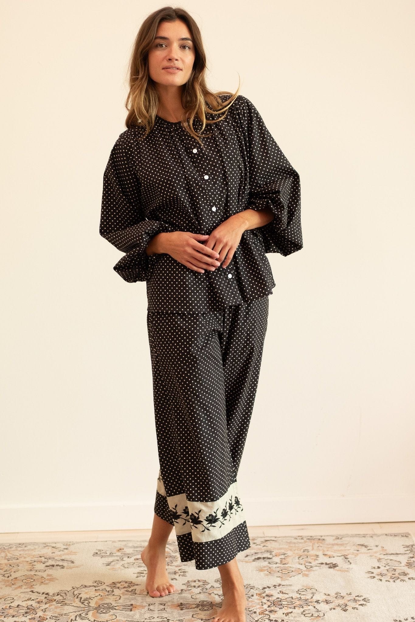 MILLE Clothing Francine Pant in Polka Dot