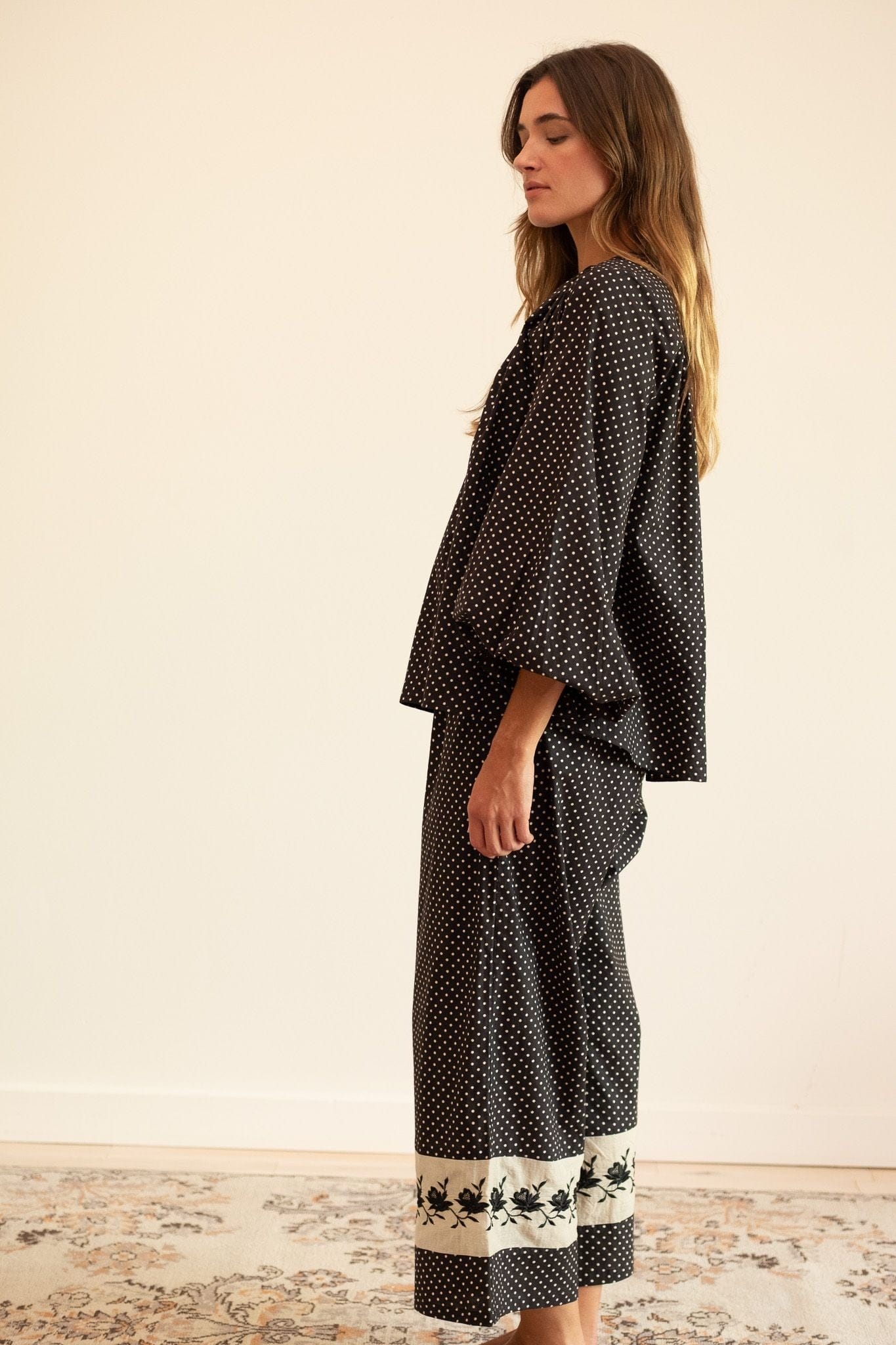 MILLE Clothing Francine Pant in Polka Dot