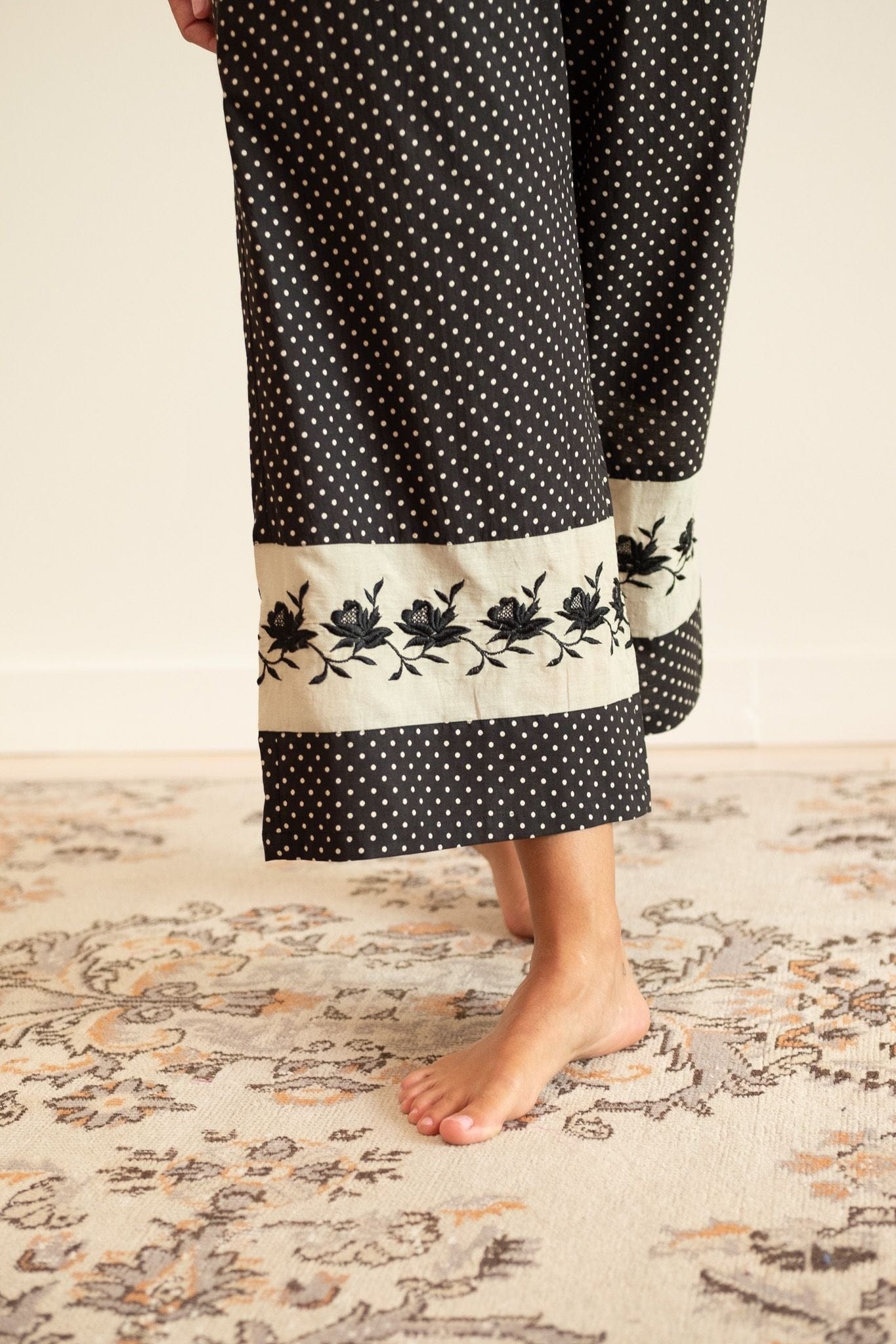 MILLE Clothing Francine Pant in Polka Dot