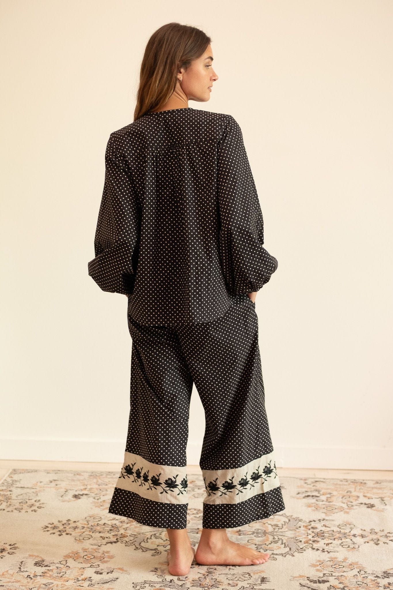 MILLE Clothing Francine Pant in Polka Dot