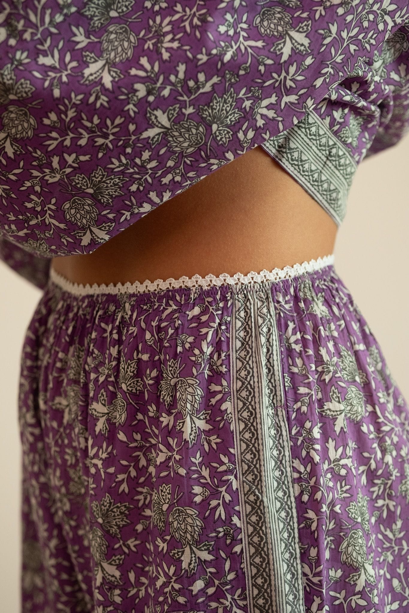 MILLE Clothing Francine Pant in Provence Floral