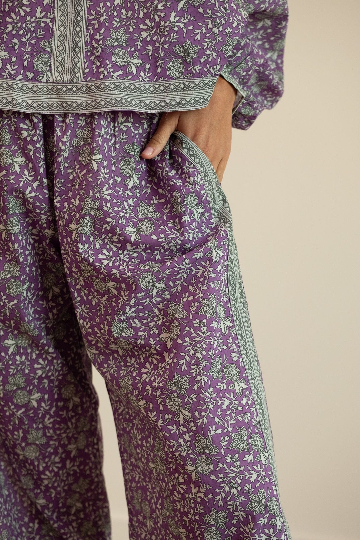 MILLE Clothing Francine Pant in Provence Floral