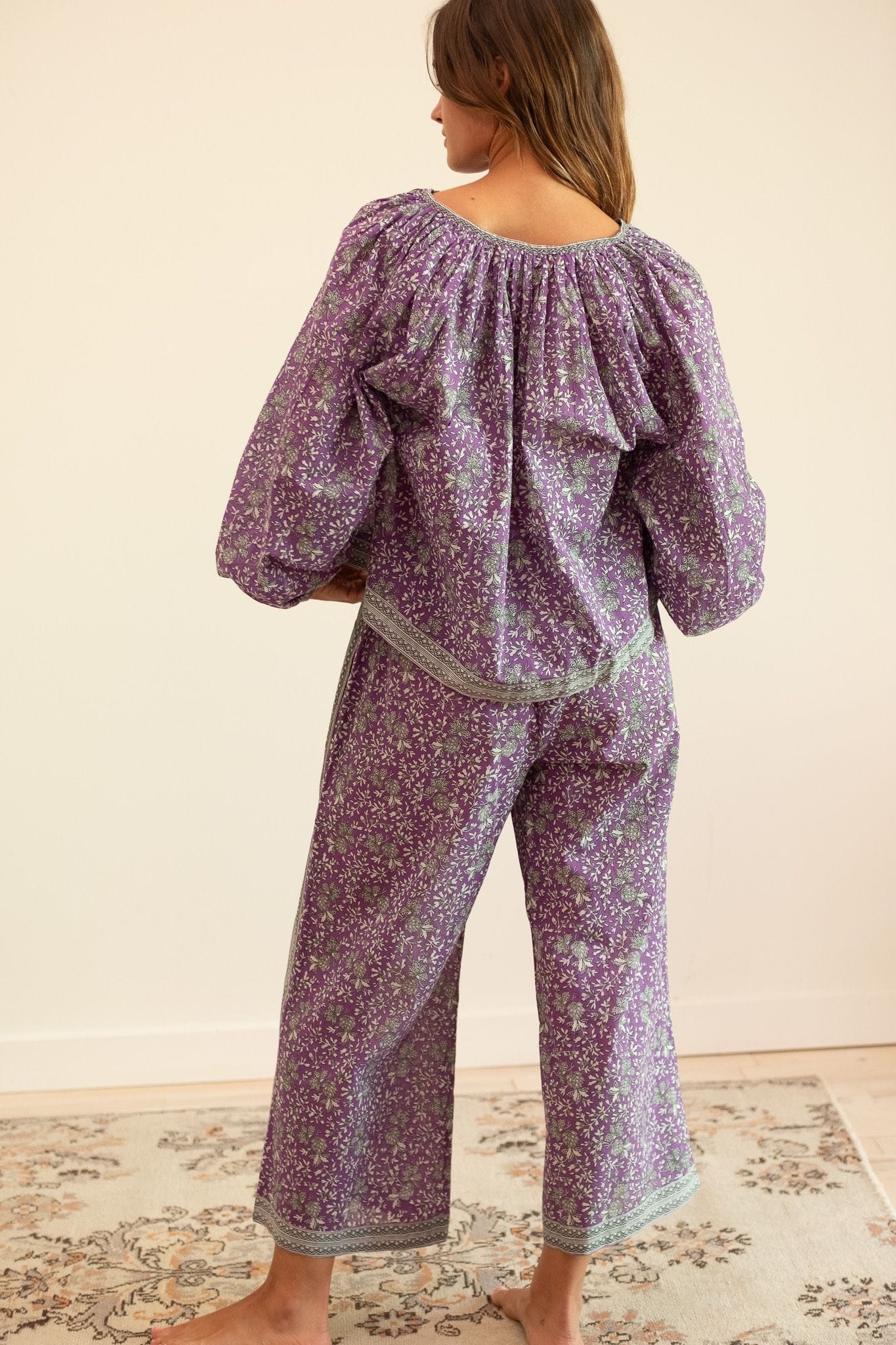 MILLE Clothing Francine Pant in Provence Floral