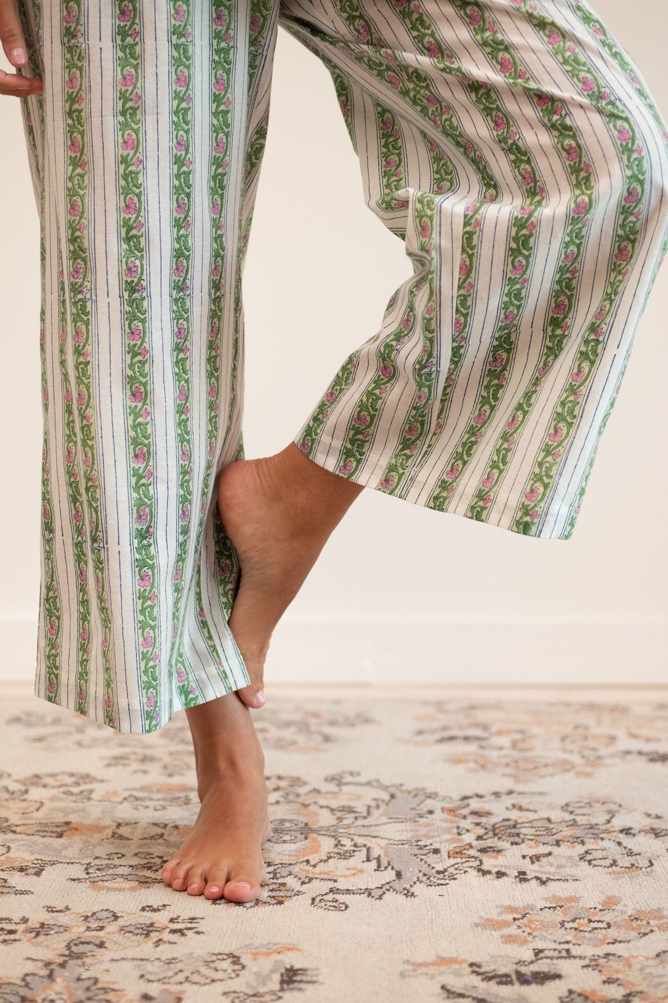 MILLE Clothing Francine Pant in Sweet Pea Stripe