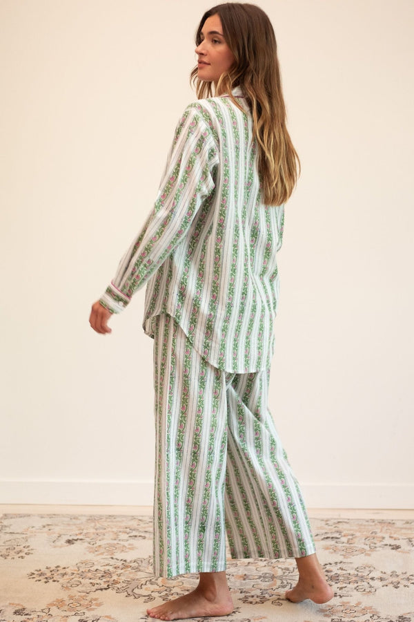 Francine Pant in Sweet Pea Stripe — view 4