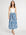MILLE Clothing Françoise Skirt in Blue Hibiscus