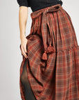 MILLE Clothing Françoise Skirt in Fireside Plaid