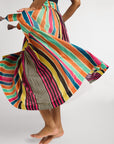 MILLE Clothing Françoise Skirt in Ibiza Stripe