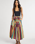 MILLE Clothing Françoise Skirt in Ibiza Stripe