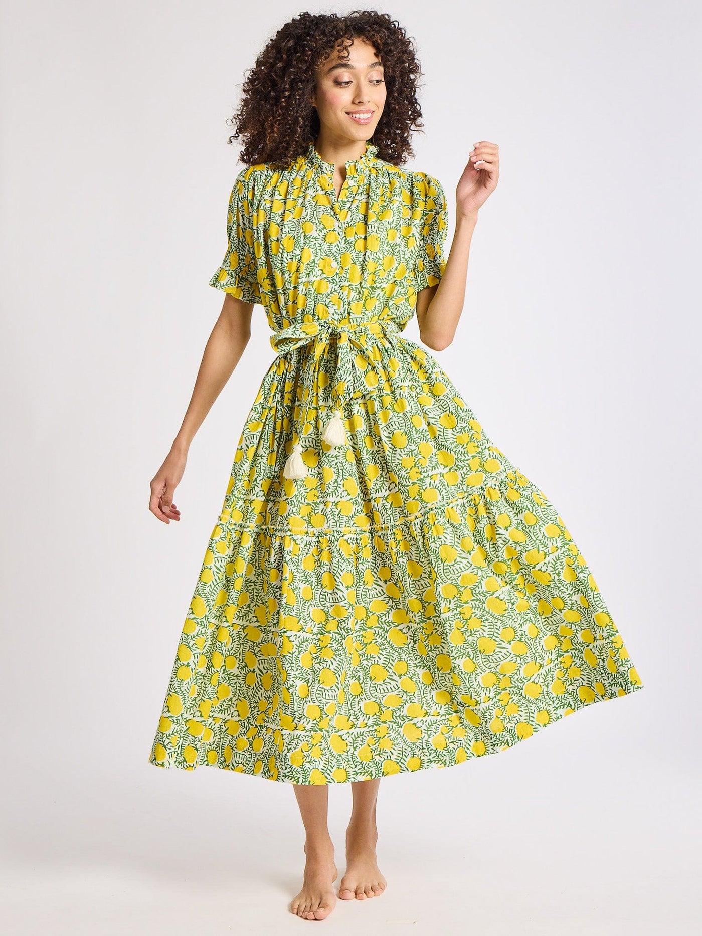 MILLE Clothing Françoise Skirt in Lemons