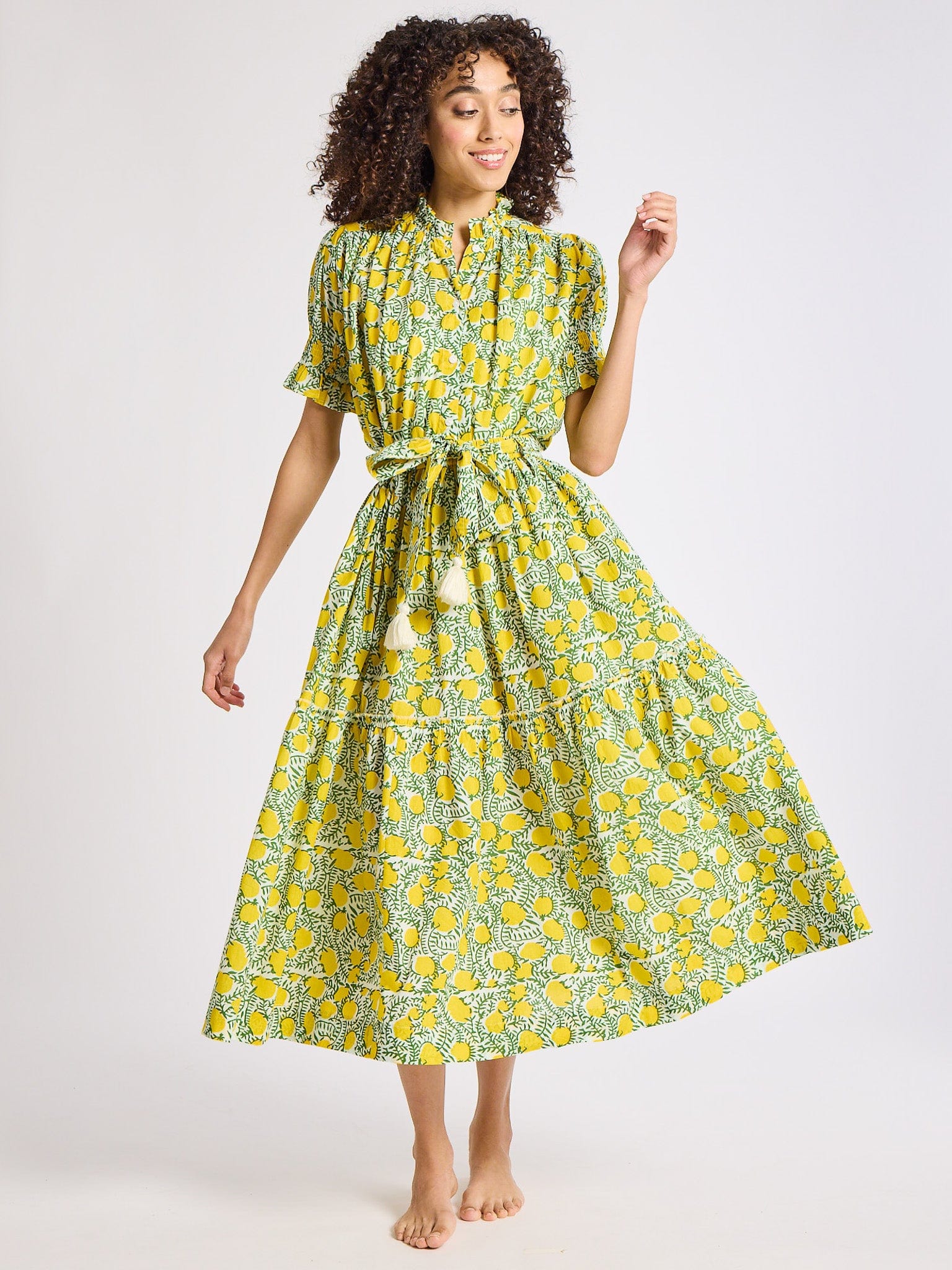 MILLE Clothing Françoise Skirt in Lemons