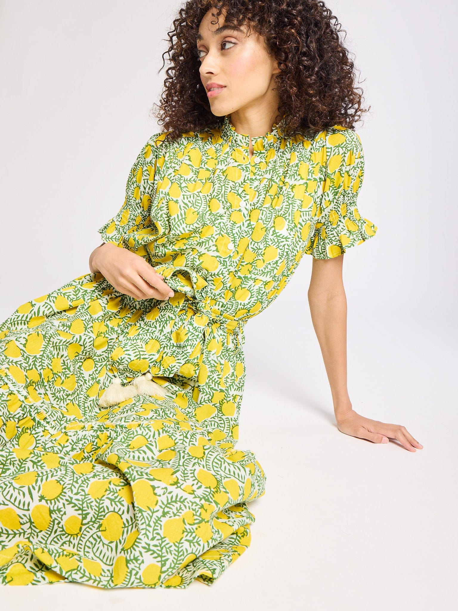 MILLE Clothing Françoise Skirt in Lemons