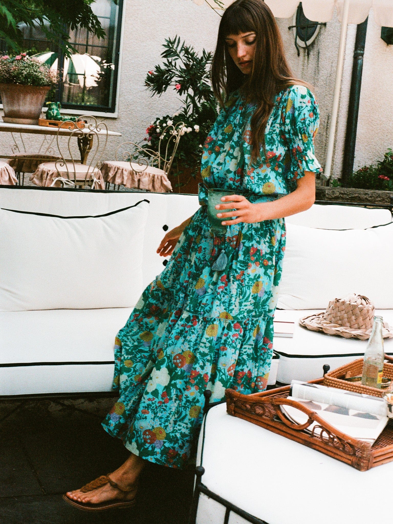 MILLE Clothing Françoise Skirt in Swedish Garden