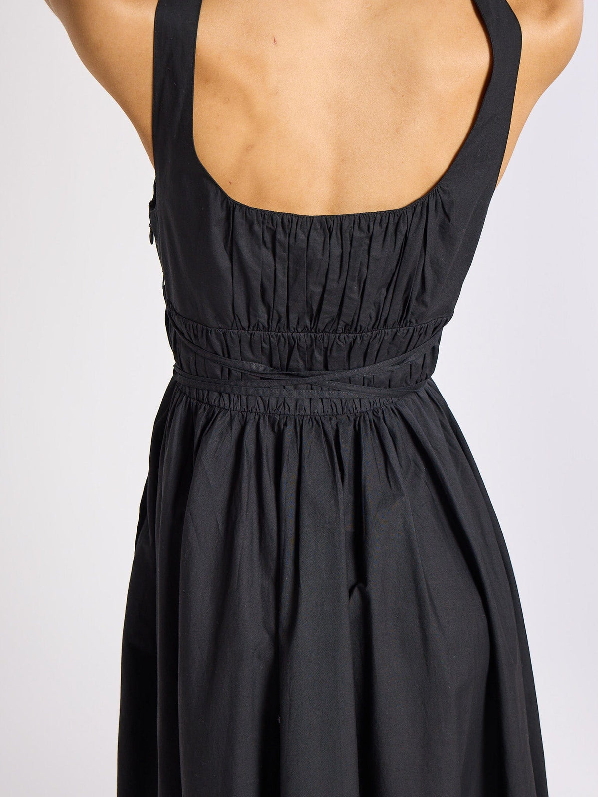 Frannie Dress in Black — The cut