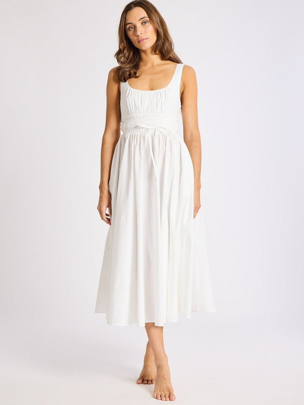 Frannie Dress in White — view 6