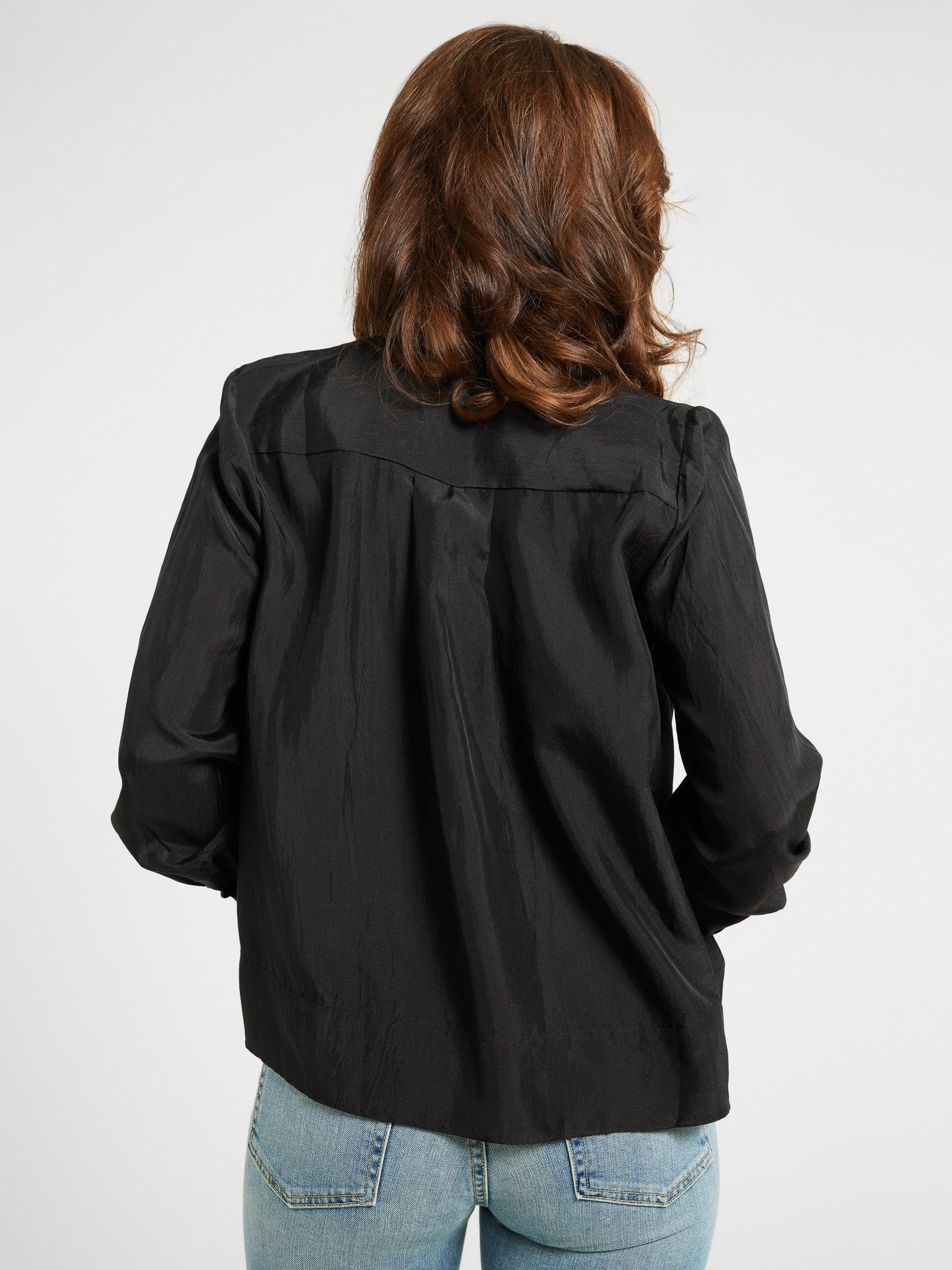 MILLE Clothing Freya Top in Black Silk