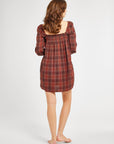 MILLE Clothing Gabriette Dress in Fireside Plaid