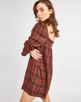 MILLE Clothing Gabriette Dress in Fireside Plaid