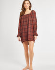 MILLE Clothing Gabriette Dress in Fireside Plaid