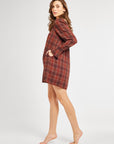 MILLE Clothing Gabriette Dress in Fireside Plaid