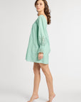 MILLE Clothing Gabriette Dress in Pistachio Eyelet