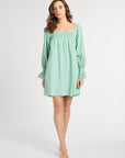 MILLE Clothing Gabriette Dress in Pistachio Eyelet