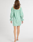 MILLE Clothing Gabriette Dress in Pistachio Eyelet