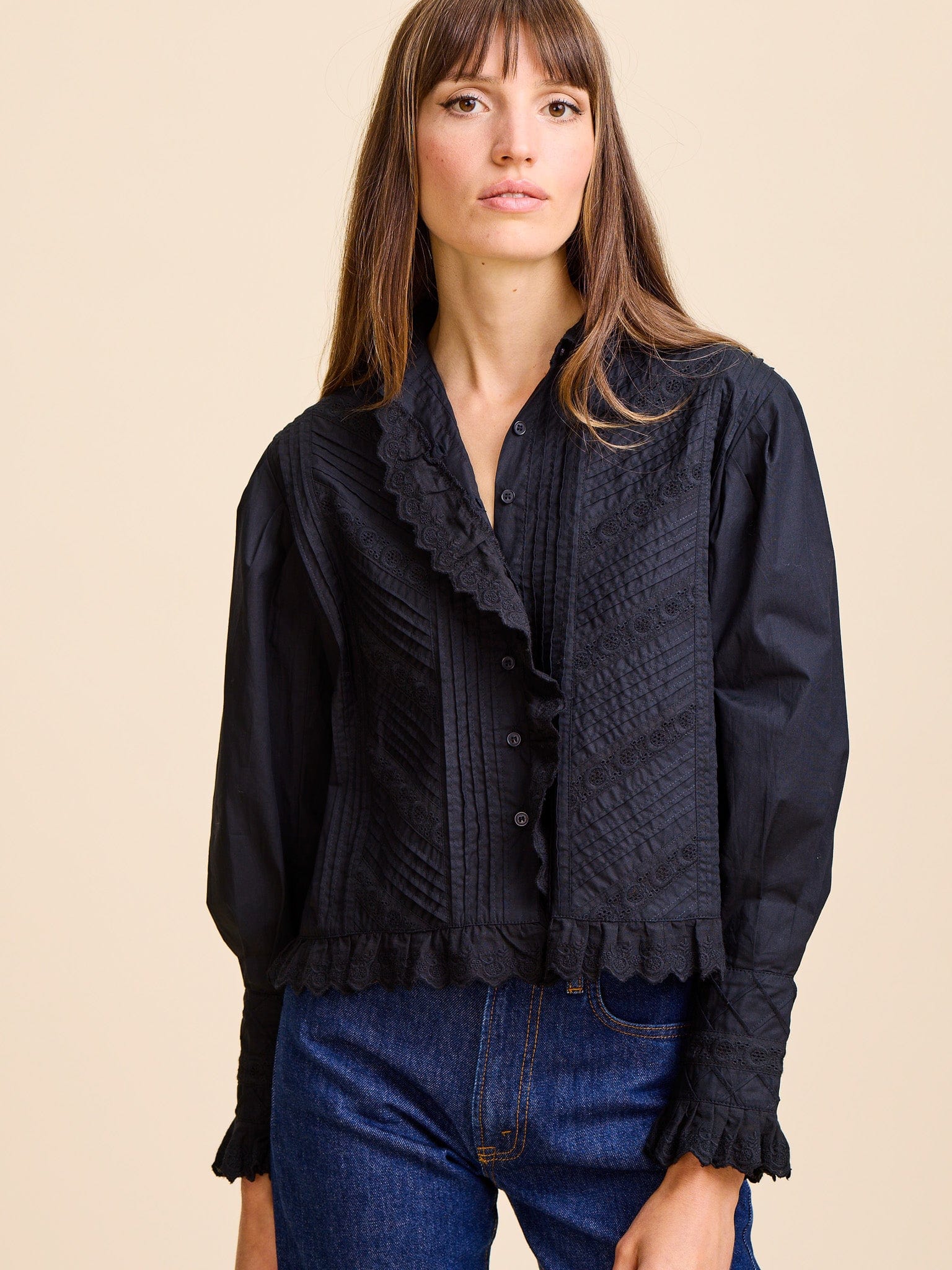 MILLE Clothing Georgina Top in Black