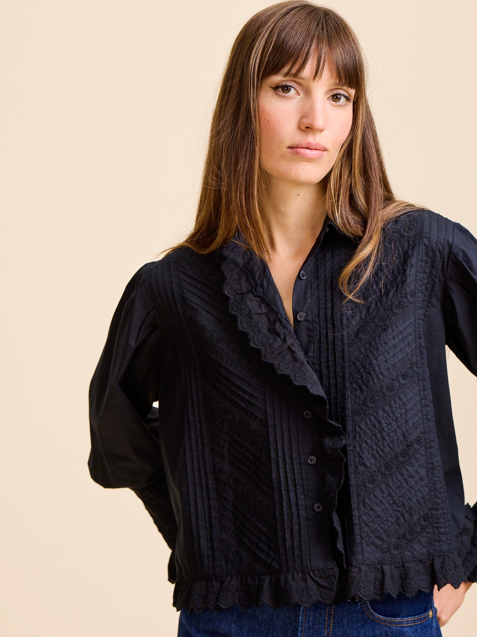 MILLE Clothing Georgina Top in Black