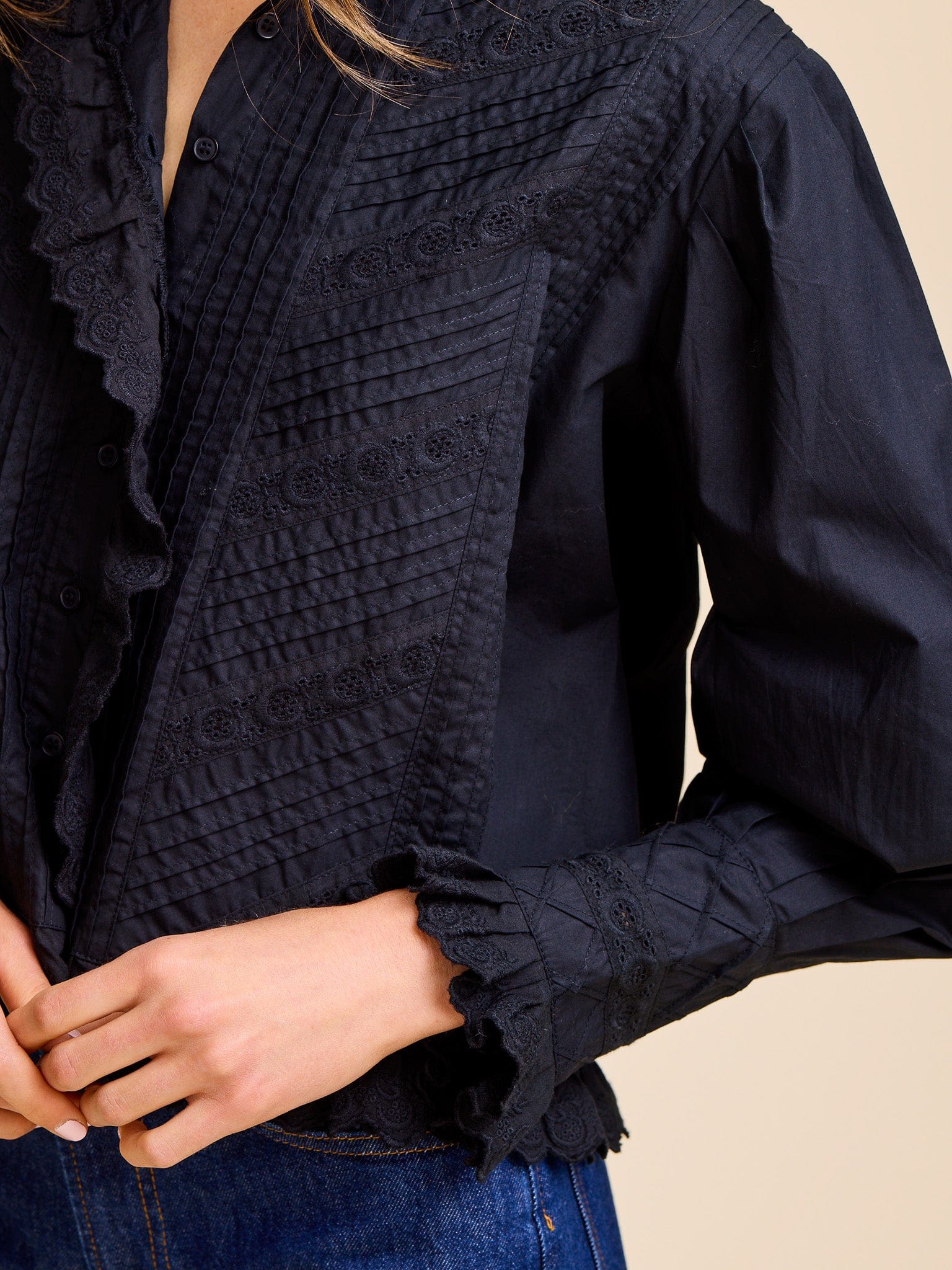 MILLE Clothing Georgina Top in Black