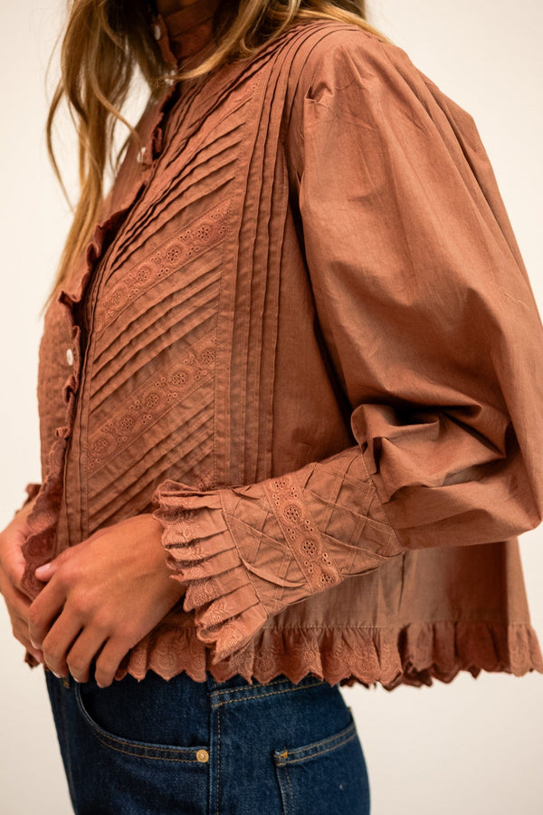 Georgina Top in Mousse — view 26