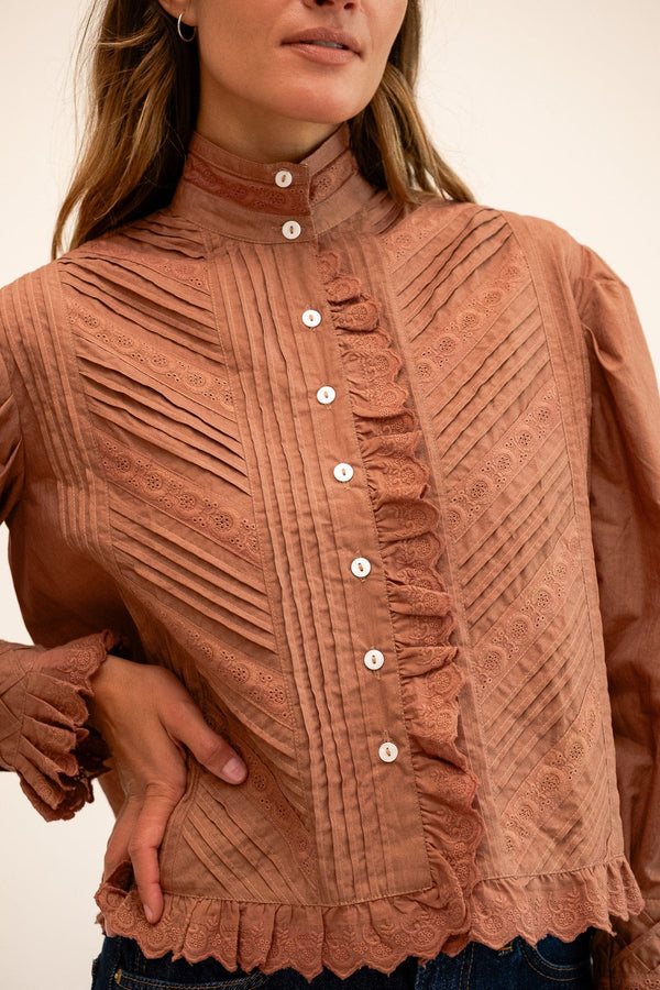 Georgina Top in Mousse — view 19