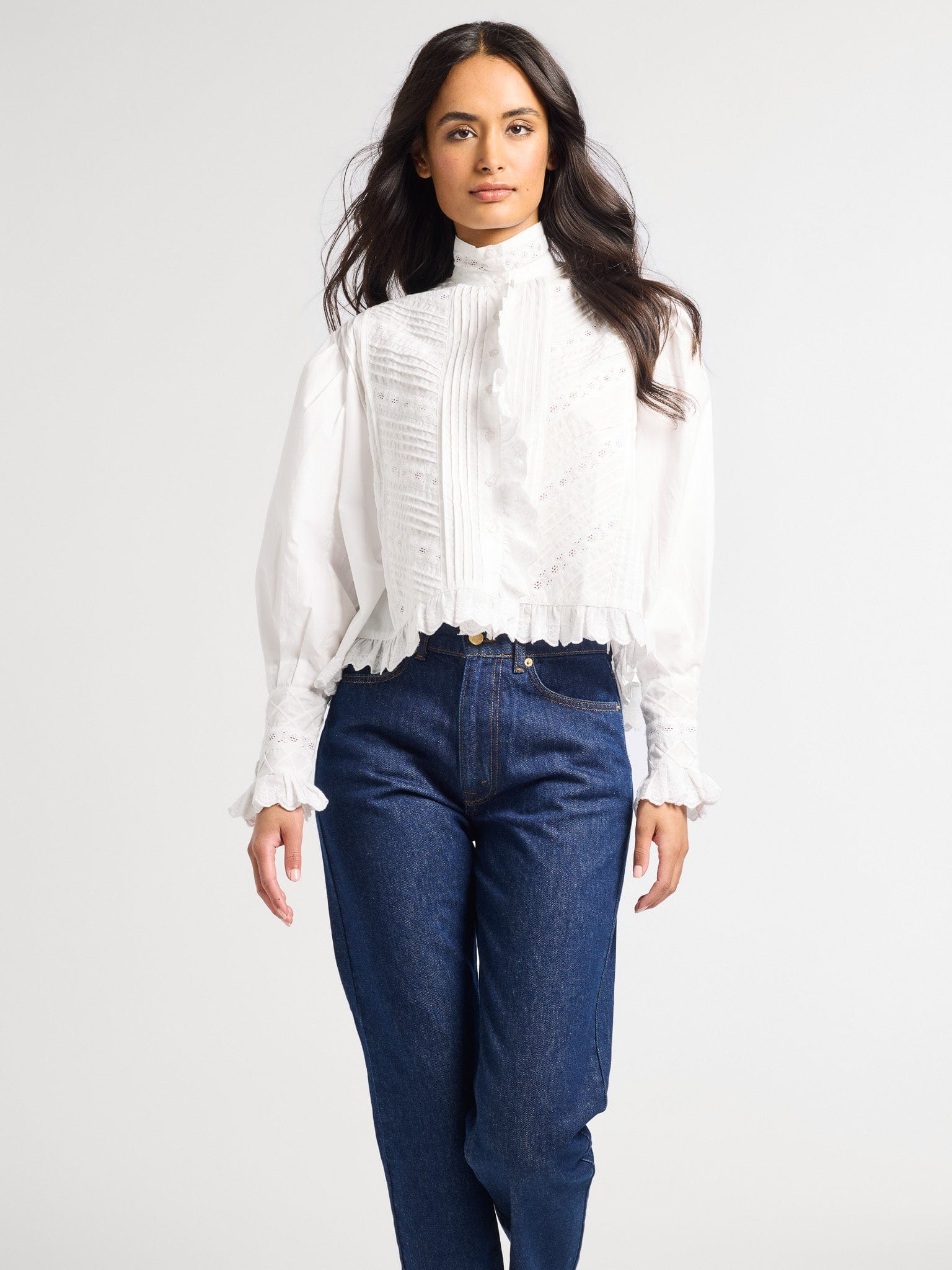 MILLE Clothing Georgina Top in White