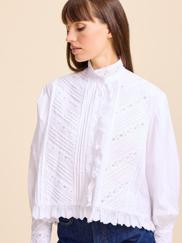 Georgina Top in White — view 10
