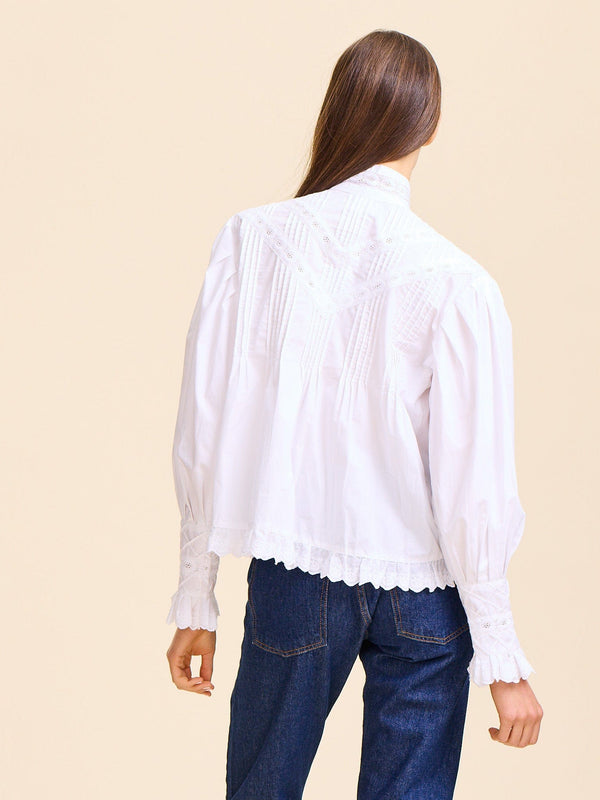 Georgina Top in White — view 15