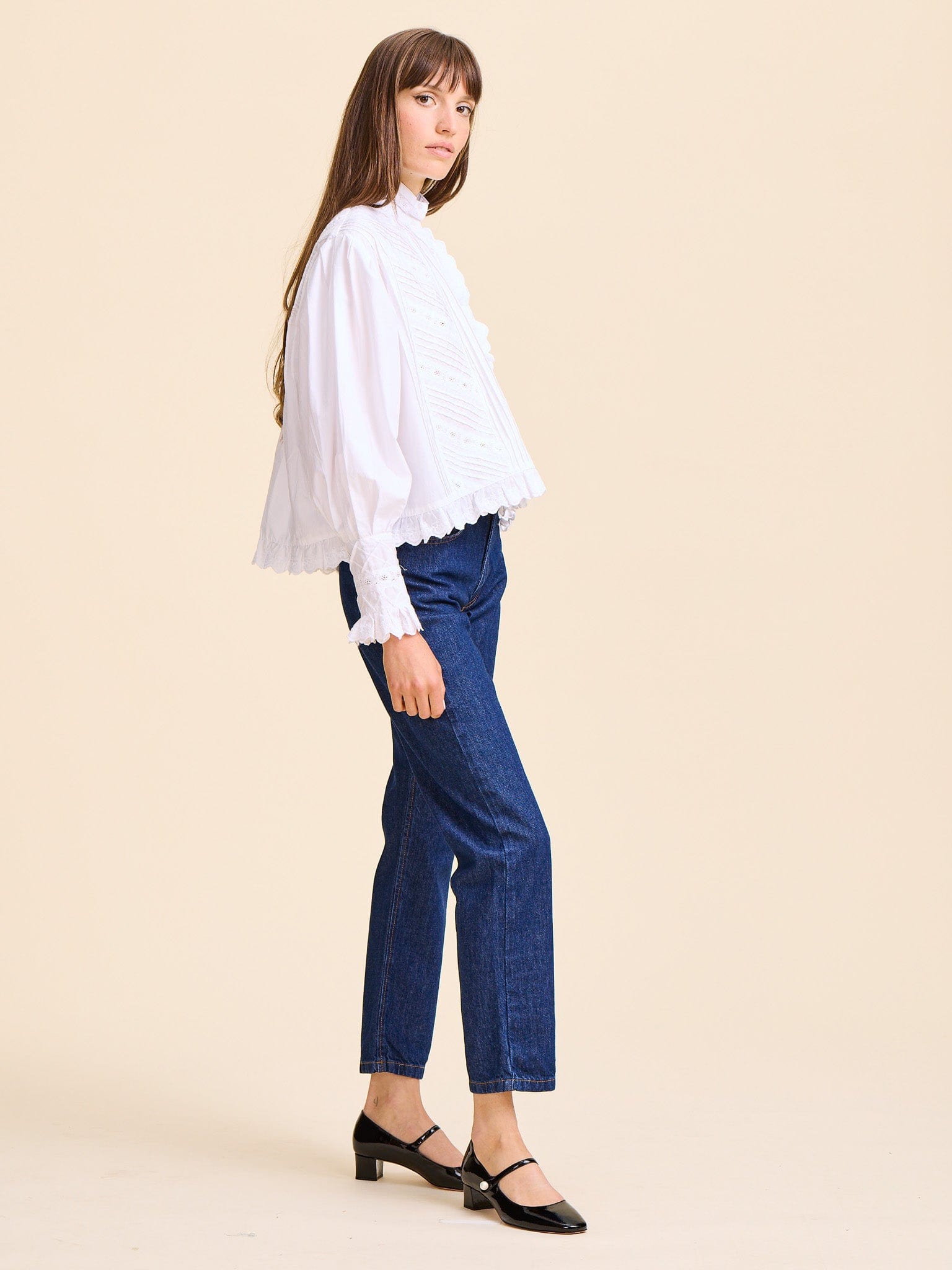 MILLE Clothing Georgina Top in White