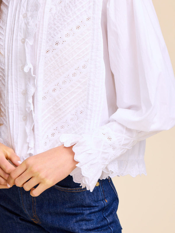 Georgina Top in White — view 12