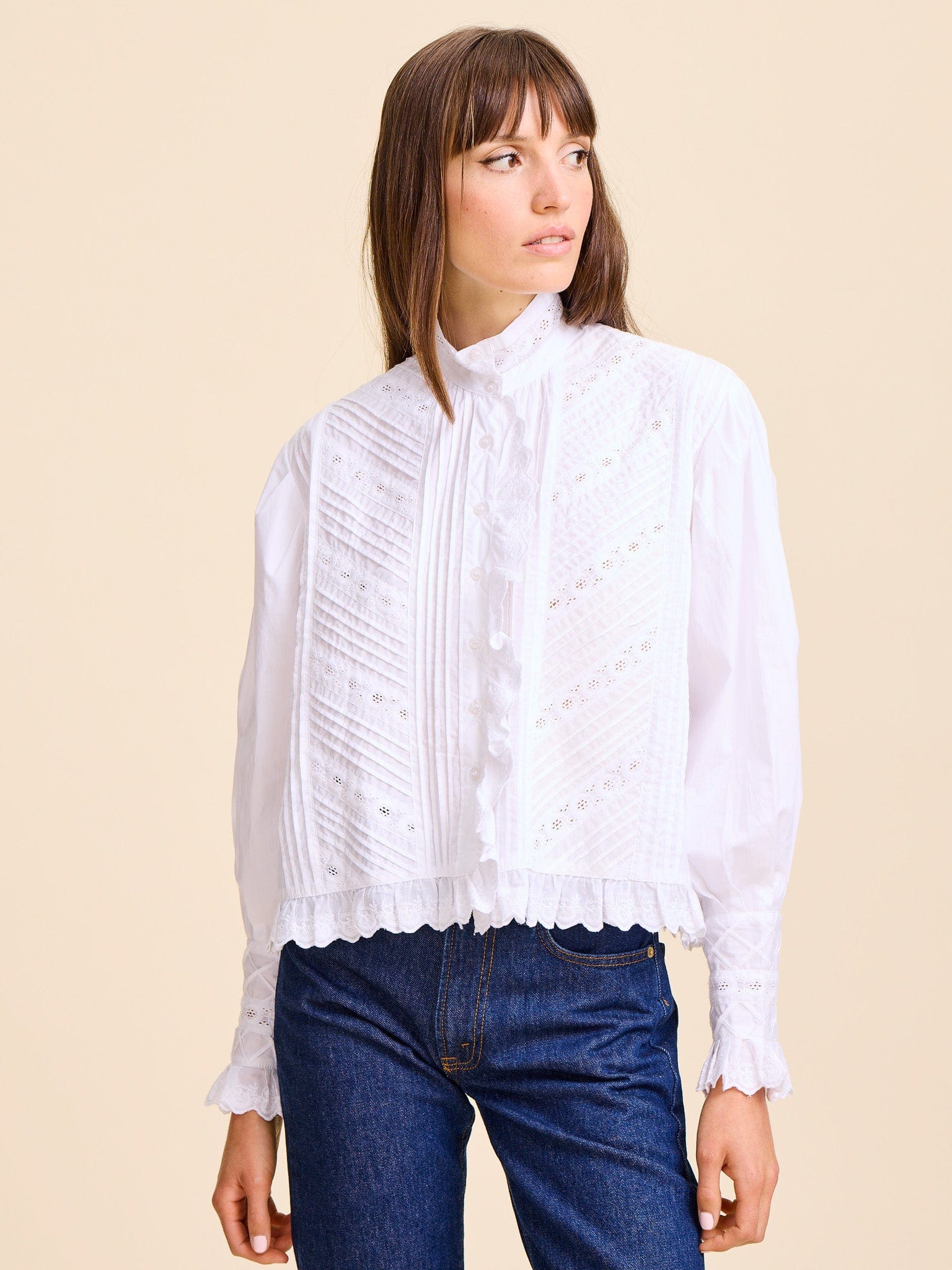 MILLE Clothing Georgina Top in White