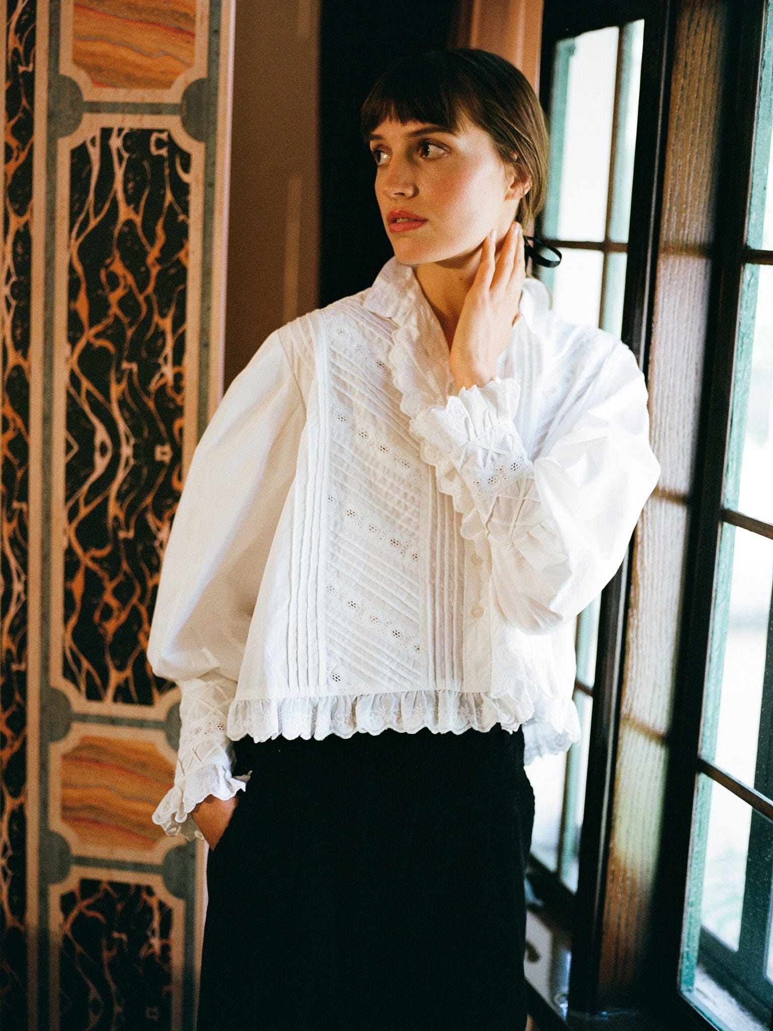 MILLE Clothing Georgina Top in White