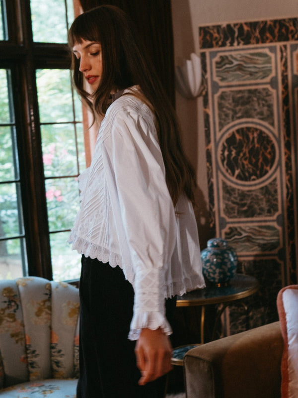 Georgina Top in White — view 7