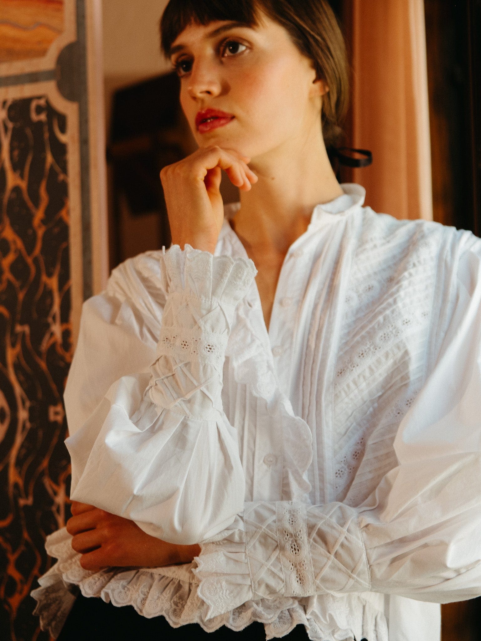 MILLE Clothing Georgina Top in White