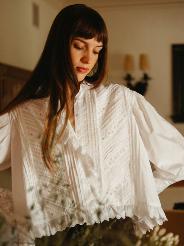 Georgina Top in White — view 19