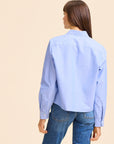 MILLE Clothing Gia Top in Blue Oxford