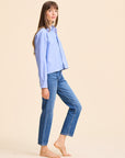 MILLE Clothing Gia Top in Blue Oxford