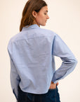 MILLE Clothing Gia Top in Blue Oxford