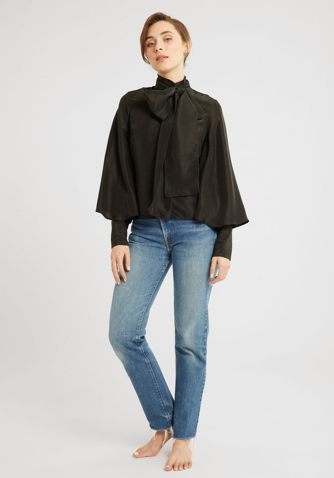 Mille Waterfall Top - Black