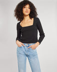 MILLE Clothing Gracie Top in Black