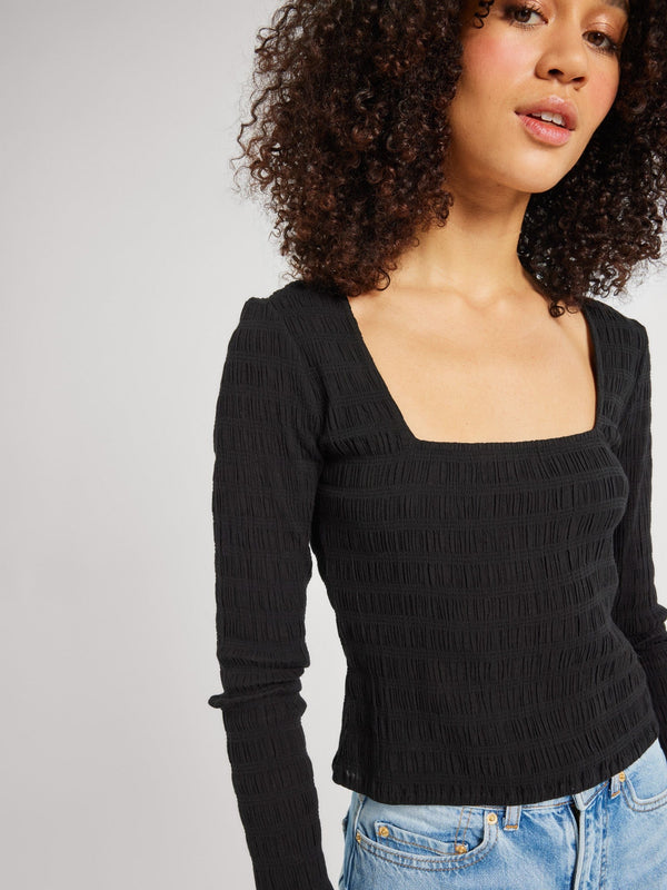Gracie Top in Black — view 2