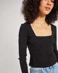 MILLE Clothing Gracie Top in Black