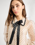 MILLE Clothing Greta Top in Organza Dot